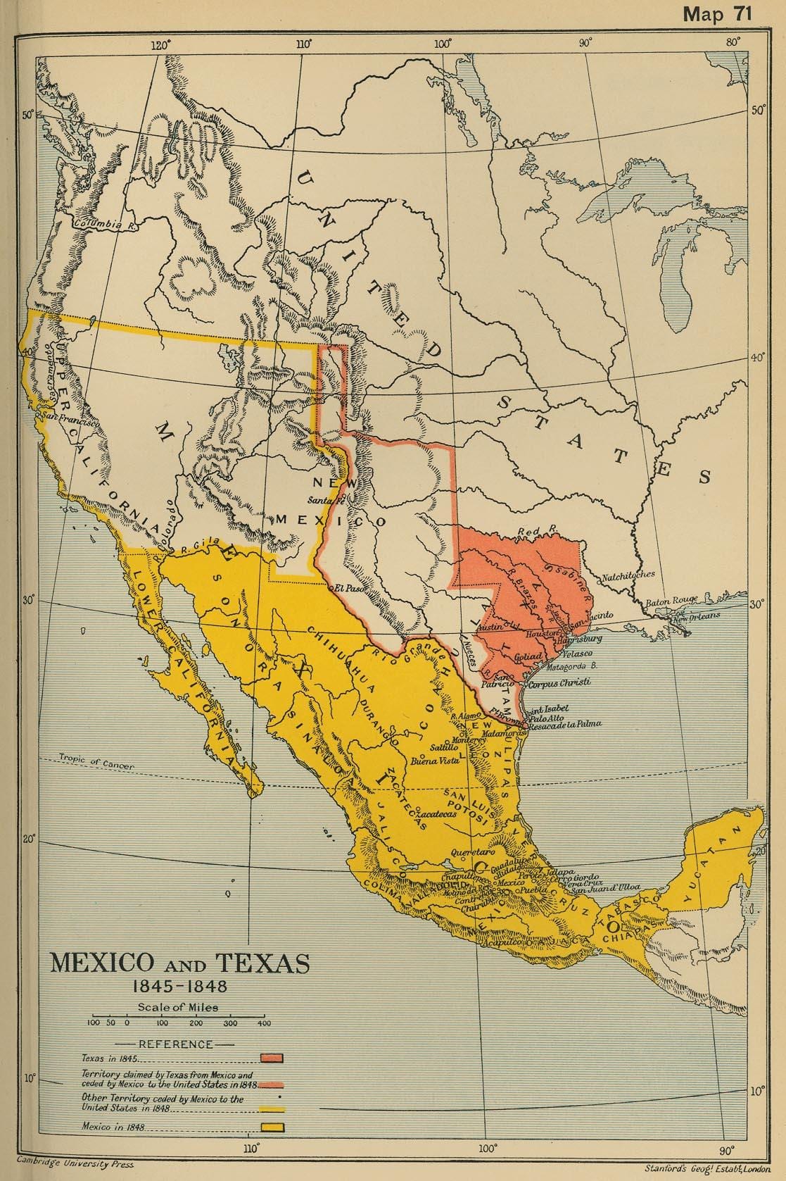 hartë e Meksikës 1700