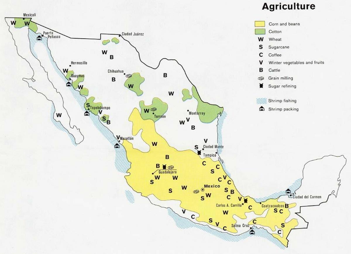 hartë e Meksikës bujqësisë