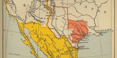 Hartë e Meksikës 1700