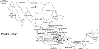 Meksikë shtypshëm hartë