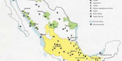 Hartë e Meksikës bujqësisë