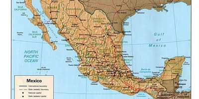 Meksikë hartë origjinale